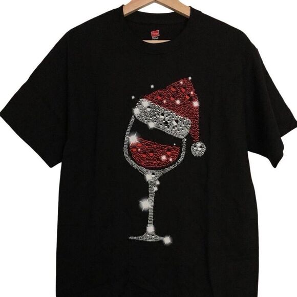 Christmas Cheers T-shirt Size Large - Picture 1 of 1